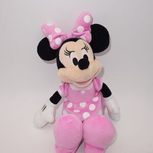 Disney Minnie Mouse Singing 12" Plush Toy Sings Happy Helpers & Says 4 Phrases